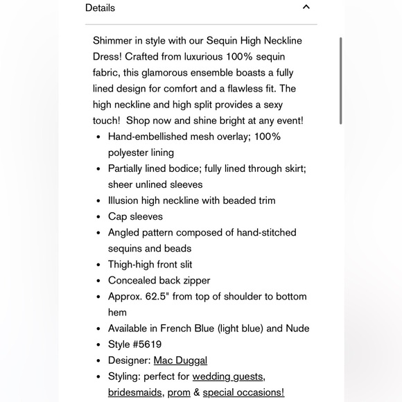 Gorgeous Mac Duggal Beaded Sleeveless Illusion Formal Dress Long Gown Size 6 - Picture 2 of 6